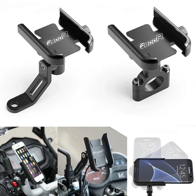 For BMW F800R F800 F 800R 800 R 2009-2016 Motorcycle Accessories CNC Aluminum Handlebar Mobile Phone Holder GPS Stand Bracket