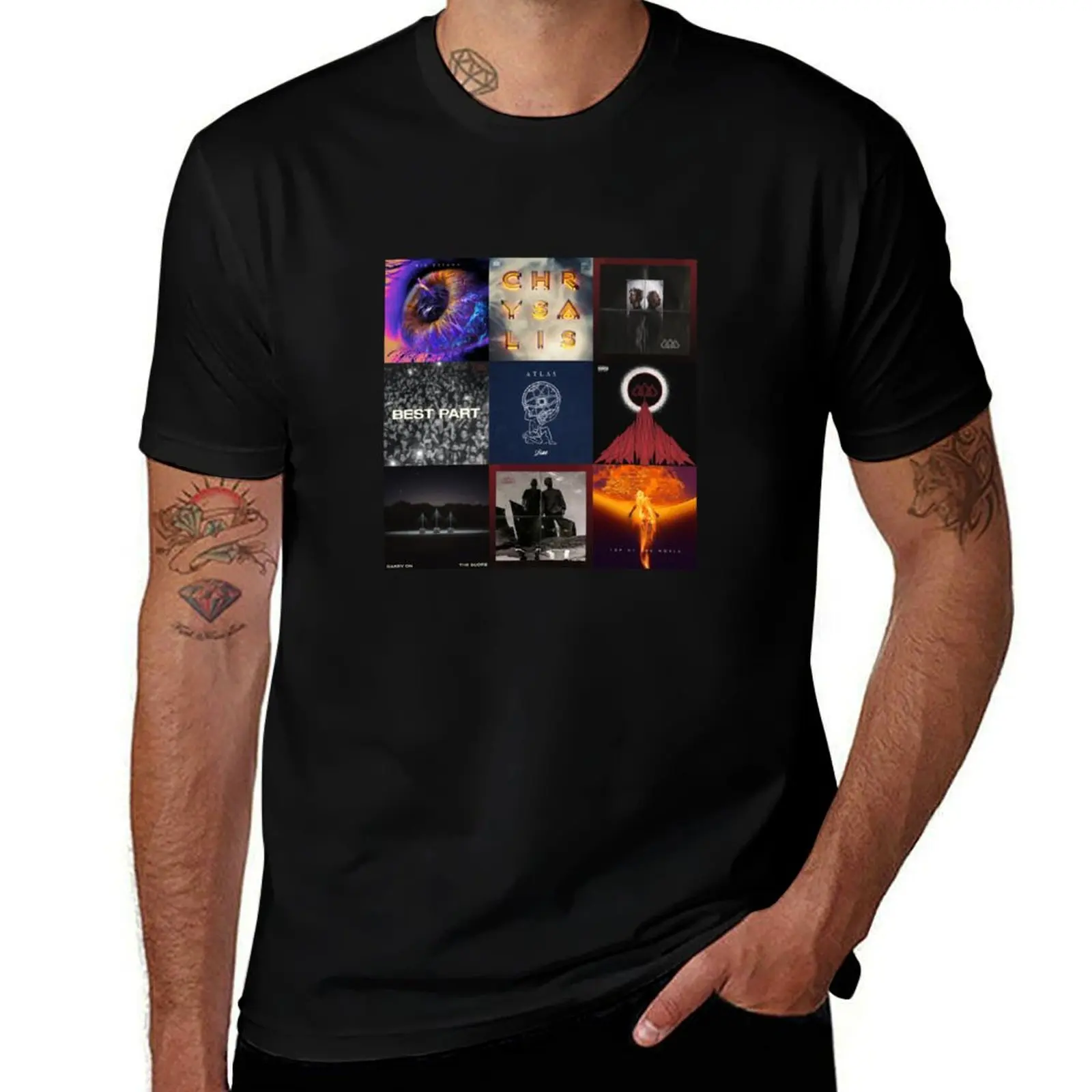 

The score all albums and popular singles and EPs T-Shirt t shirts cotton 100% t shirts for man graphic tees