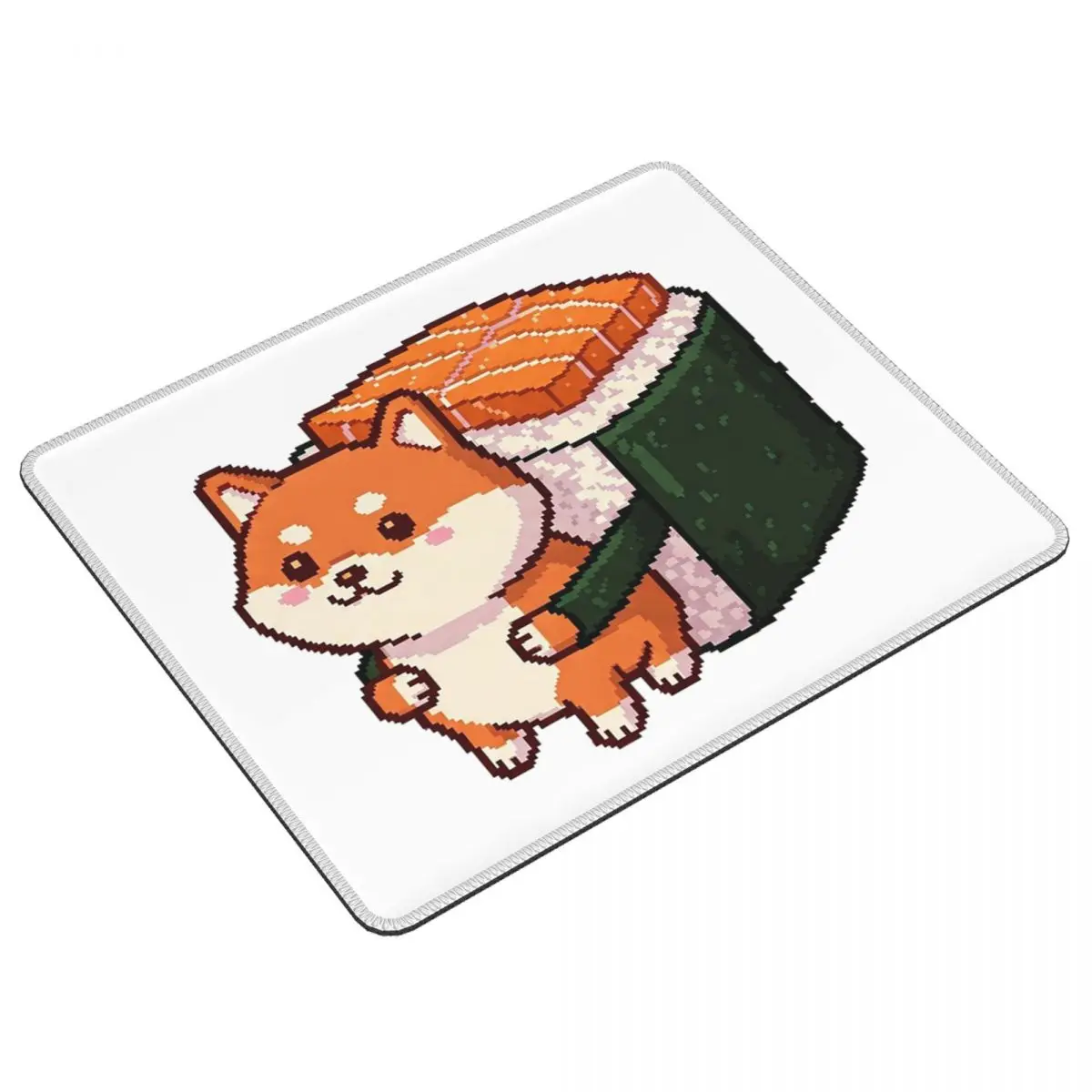 Pixel Shiba Inu Dog Sushi Adventure Mouse Pad Computer Keyboard Mouse Mat Gamer PC Desk Mat Office Accessories Table Mats