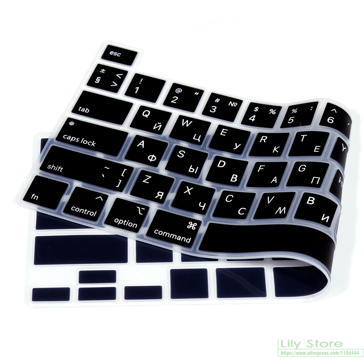 Russian keyboard Skin Keyboard Cover for MacBook Pro 13 inch 2020 A2289 A2251 A2338 M1 Chip and for MacBook Pro 16