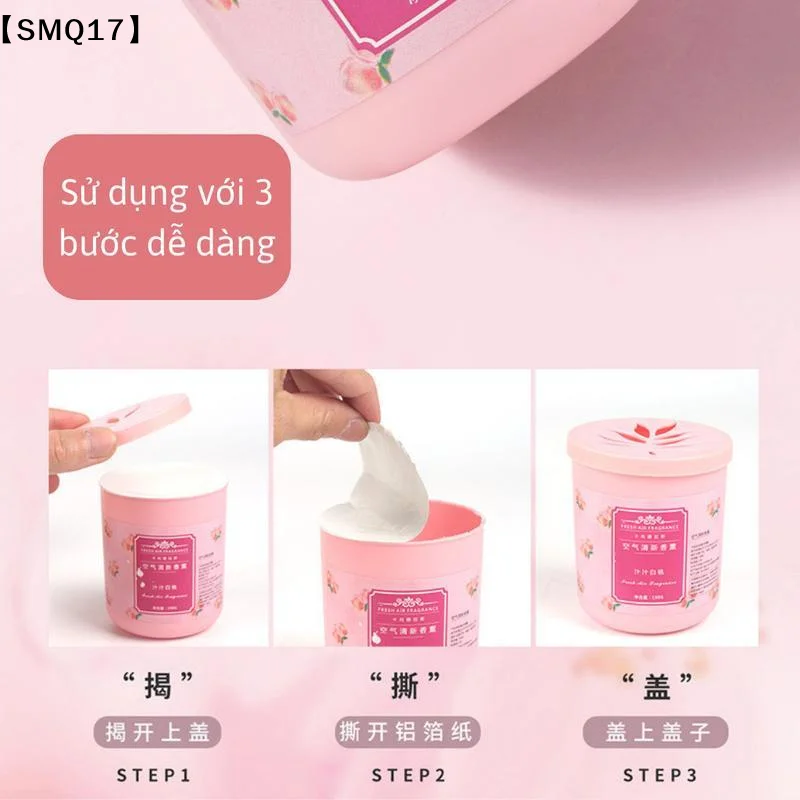 Solid Fragrance Jars With Long Lasting Osmanthus Peach Scent Safe For Baby Pregnant For Bedroom Bath【SMQ】