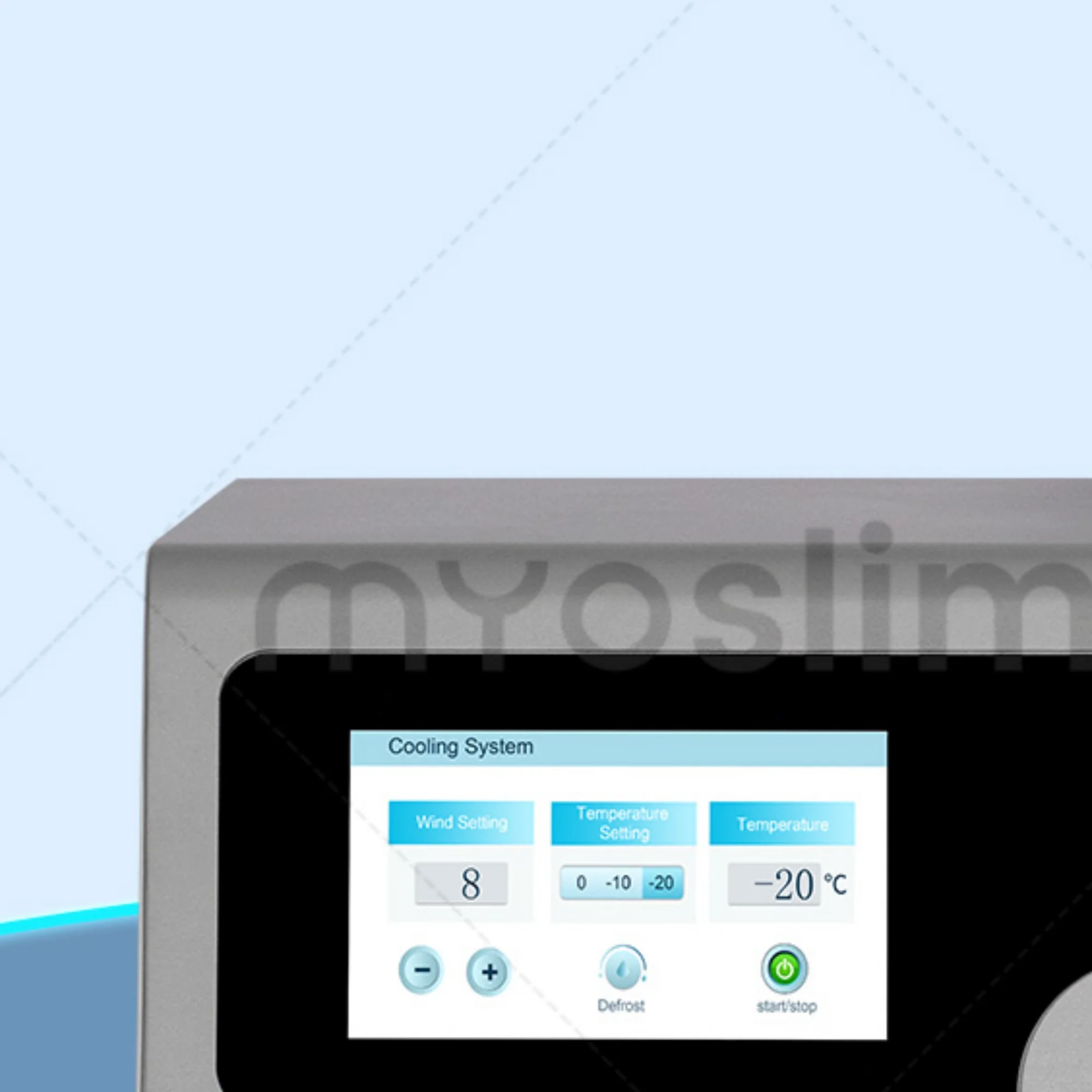 

CE Mini Skin Cool System, Zimmer Air Cooling Machine for Treatment, Low Temperature Cryotherapy Device for Pain Relief