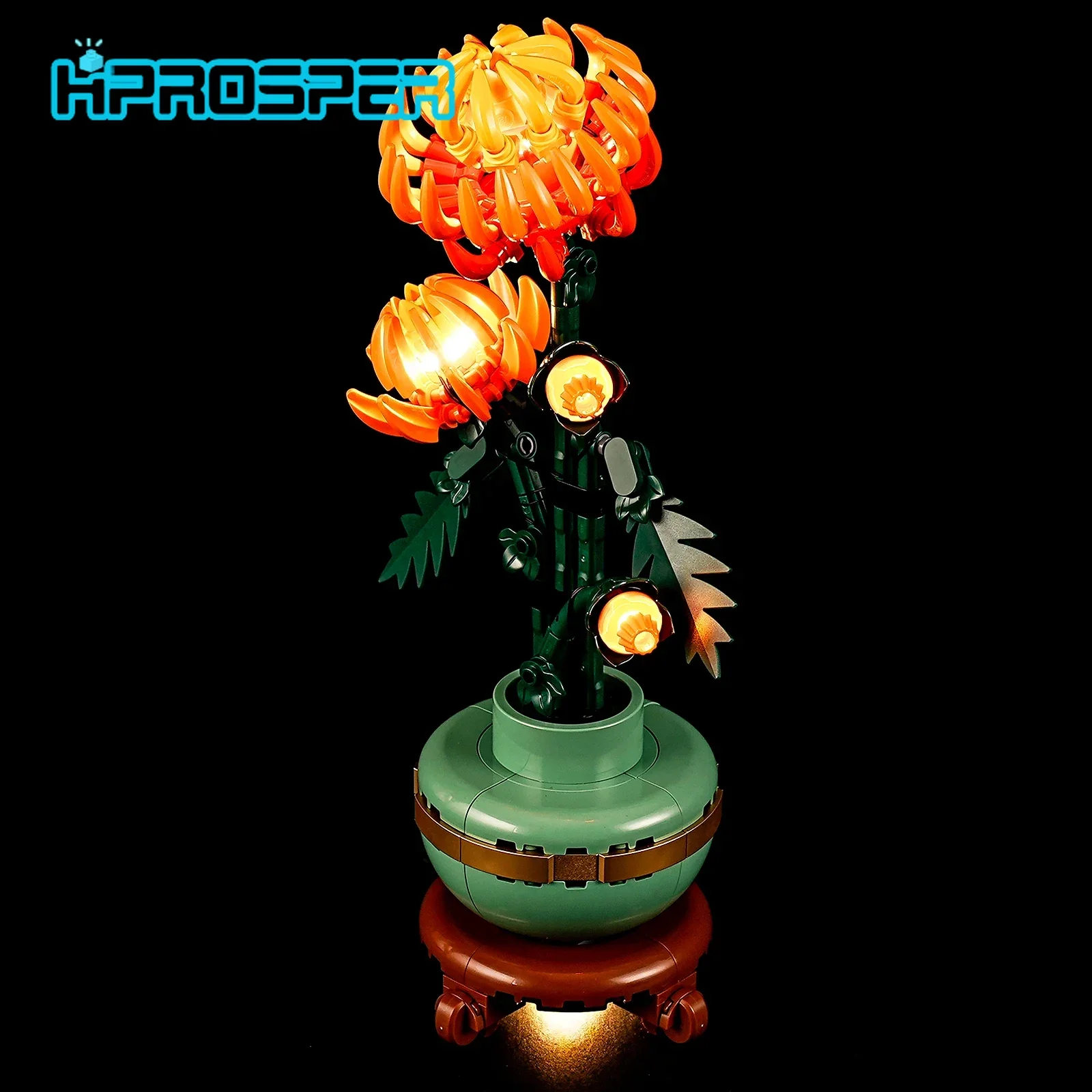 

HPROSPER 5V LED Lighting (No Model) For LEGO Icons Chrysanthemums Botanical 10368 Light Up your Building Blocks With battery box