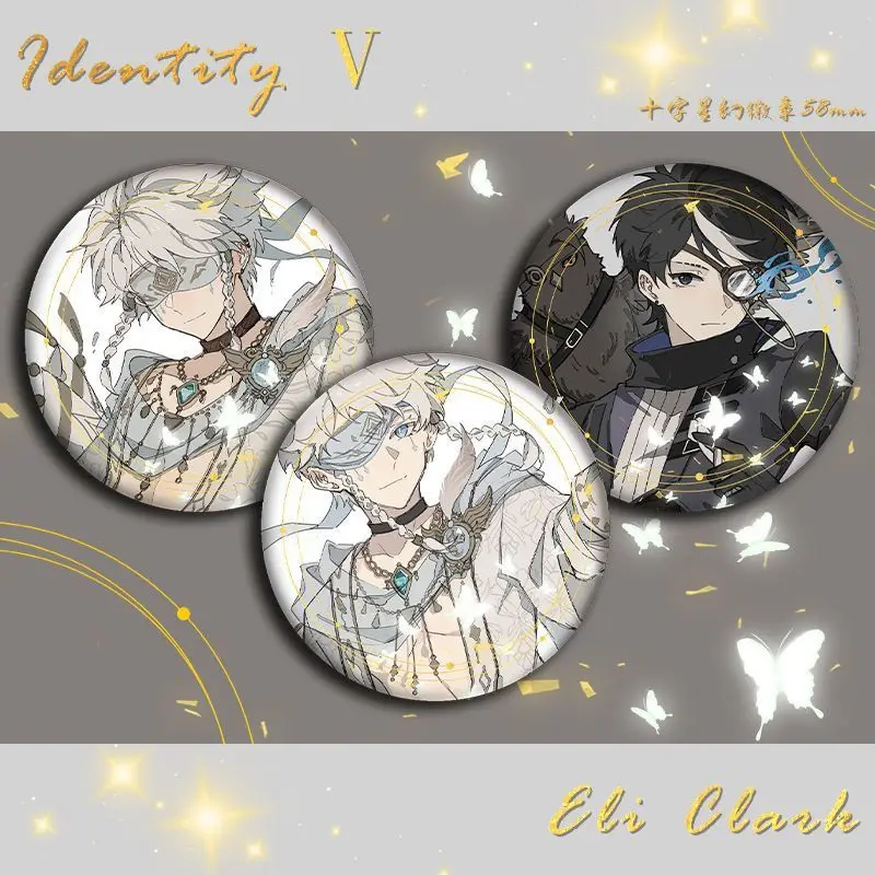 Anime Identity Ⅴ Eli Clark Seer  Cosplay Move with The Wind   Desktop Ornament Badge   Ambitus