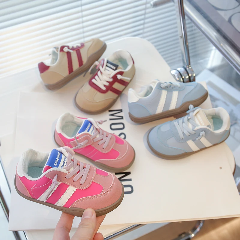 

2025 г., парусиновая модная обувь для мальчиков и девочек, детская школьная обувь для выступлений, детская дышащая детская обувь с печеньем на подошве