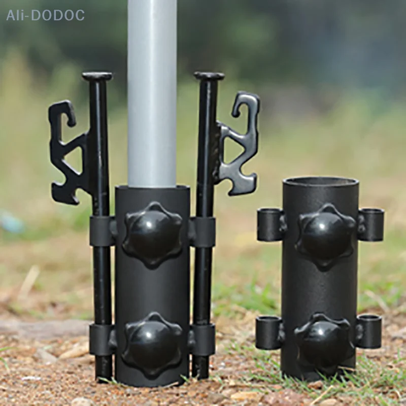 

Tent Canopy Holder Adjustable Camping Awning Rod Holder Stainless Steel Windproof Outdoor For Hiking Fishing Tent Accessories