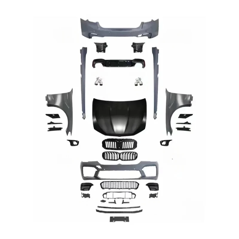 

Body Kit for 5 Series G30 Upgrade 2022 G30 M5 Car Bumper Grille Fender Side Skirt