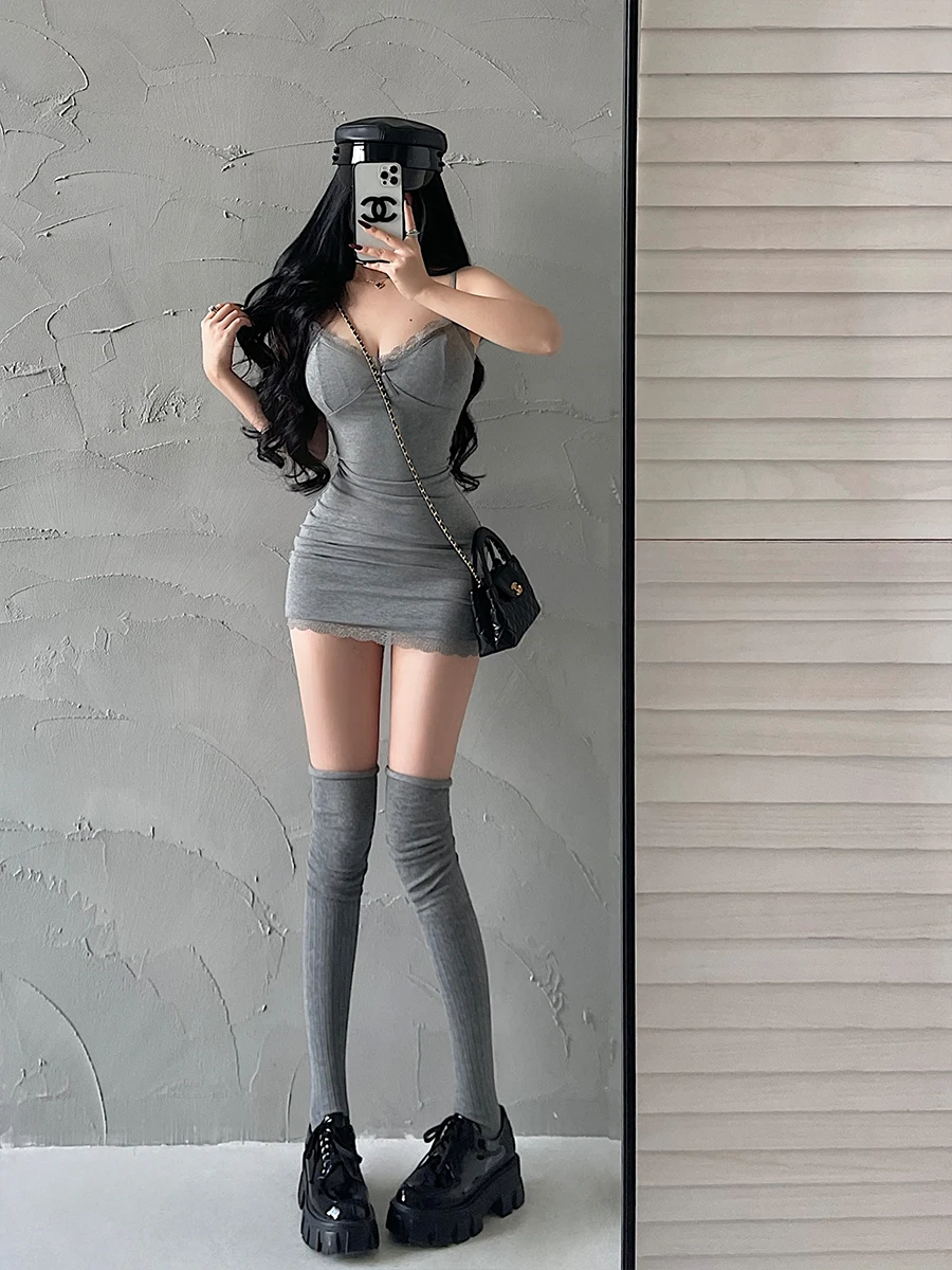 

Pure Desire Sexy Lace Crop Top Dr Slimming Waist Underwear ort Skirt Women's Cotton Summer Dres 2023 Winter Coll...