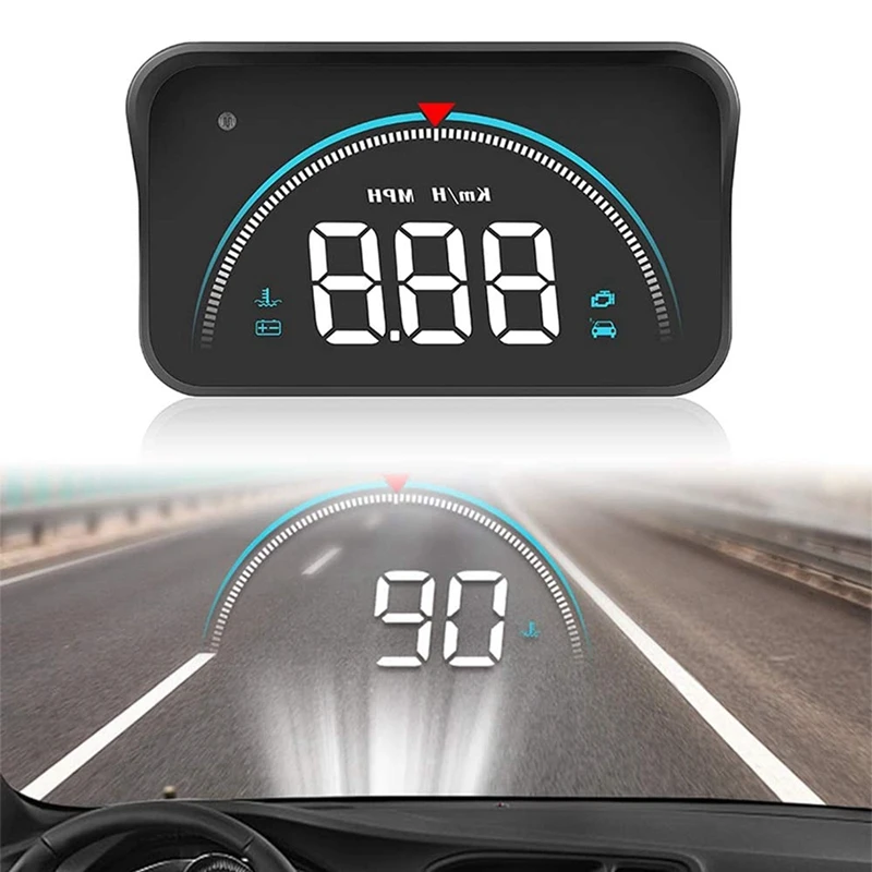 Car M8 OBD2 Head UP Display HUD Code Reader, Speedometer/RPM/Water Temperature/Battery Voltage Status Diagnose Reader