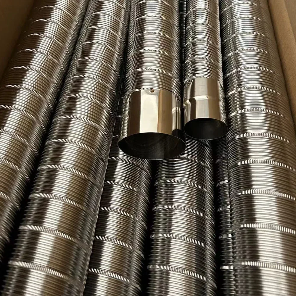 Length 150cm Diameter 40mm 70mm Exhaust Duct Pipe Liquid Heater 201 Stainless Steel Tube Gas Vent Hose for Car Caravan Camper