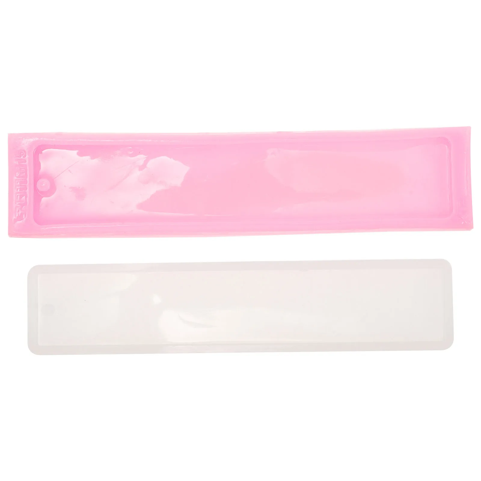 2 قطعة سيليكون لتقوم بها بنفسك قالب الإشارة المرجعية مستطيل أداة بسيطة لصب راتنجات الايبوكسي والإشارات المرجعية اليدوية