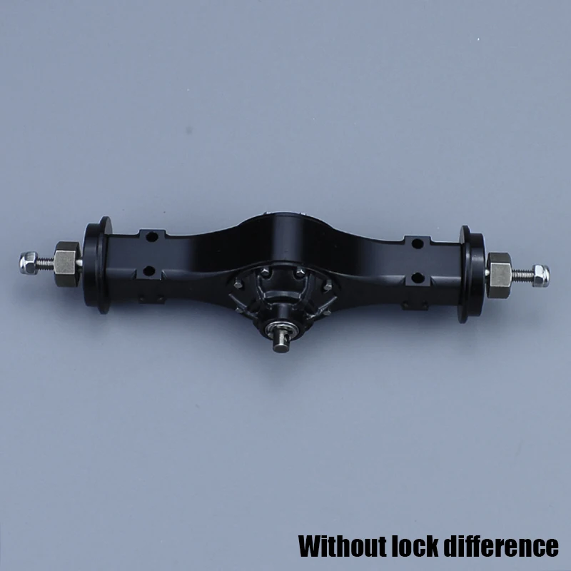 1:14th Scale Metal Rear Axle Rear Through Axle without Lock for Tamiya RC Truck SCANIA 770S R620 VOLVO BENZ Arocs MAN TGX Car