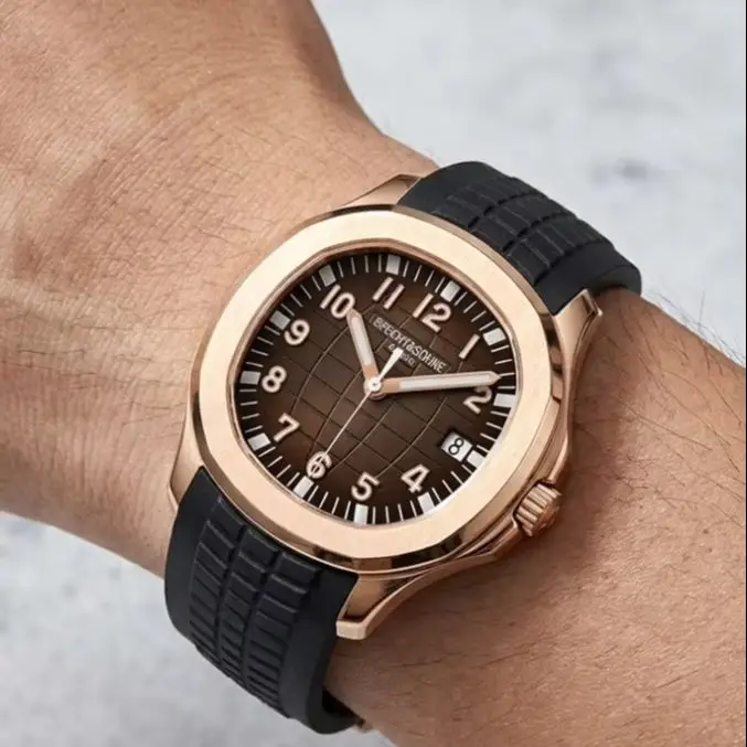 2026 Specht&Sohne New Classic 5167 Herrenuhr Roségold Automatische Mechanische Uhren Kautschukarmband Saphirglas Reloj Hombre