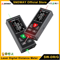SNDWAY SW-DR/DG Series 2 Way Laser Measure Meter Rangefinder Red Green Laser Distance Meter 60M 100M Mini Digital Range Finder