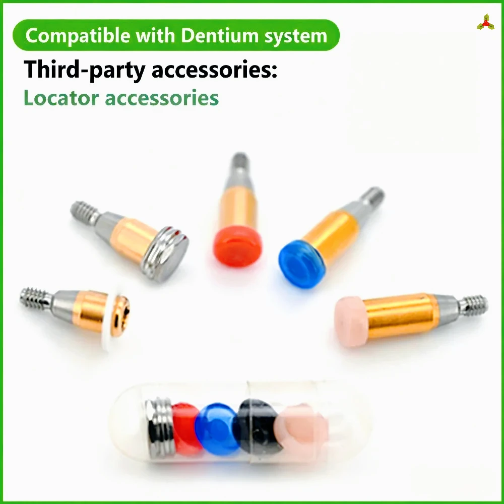 

Dentium LOCATOR Abutment Caps with Driver, Ball Attachment Implant Parts