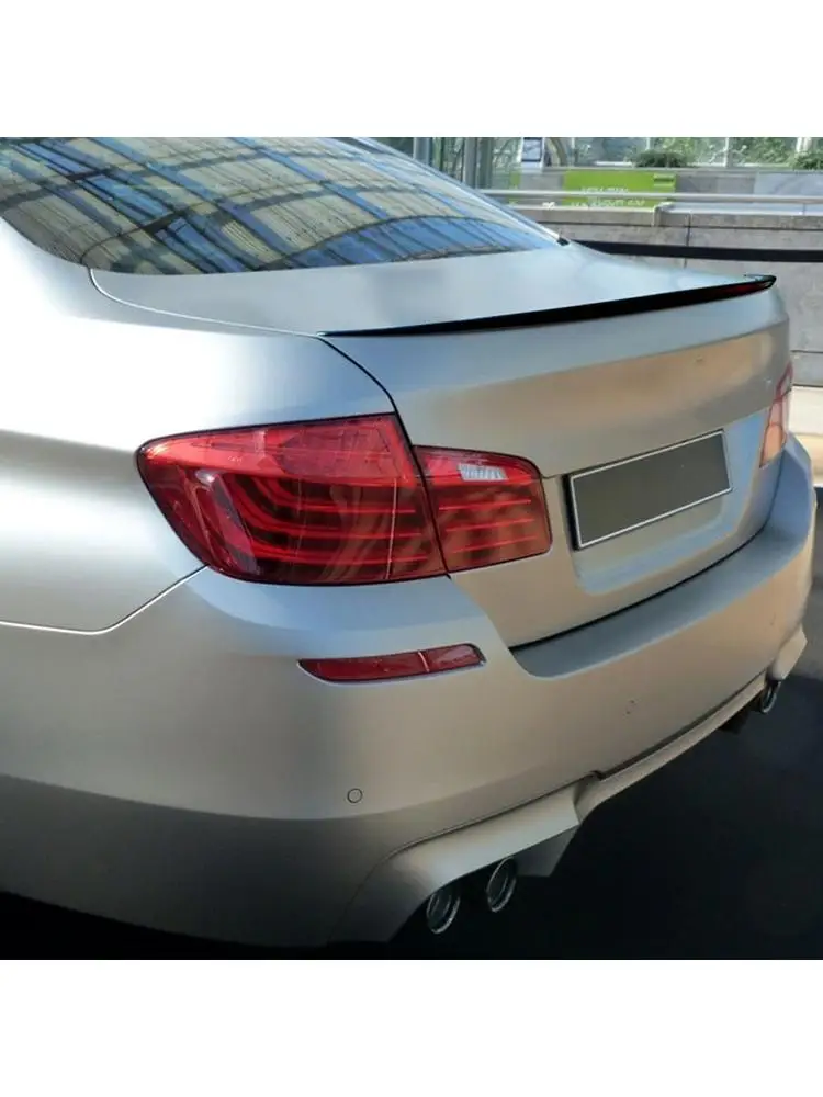 Becquet de Coffre Arrière Noir Brcorporelle pour BMW, Accessoire pour Modèles Série 5 F10 F18 520i 525i 528i 530i 535i M5 2010-2017