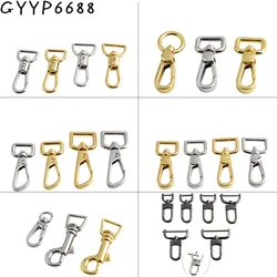 10-50-100PCS 12-13-16-19MM Metal Snap Hooks For Shoulder Bags Strap Buckles Lobster Clasp Collar Carabiner Buckles Accessories