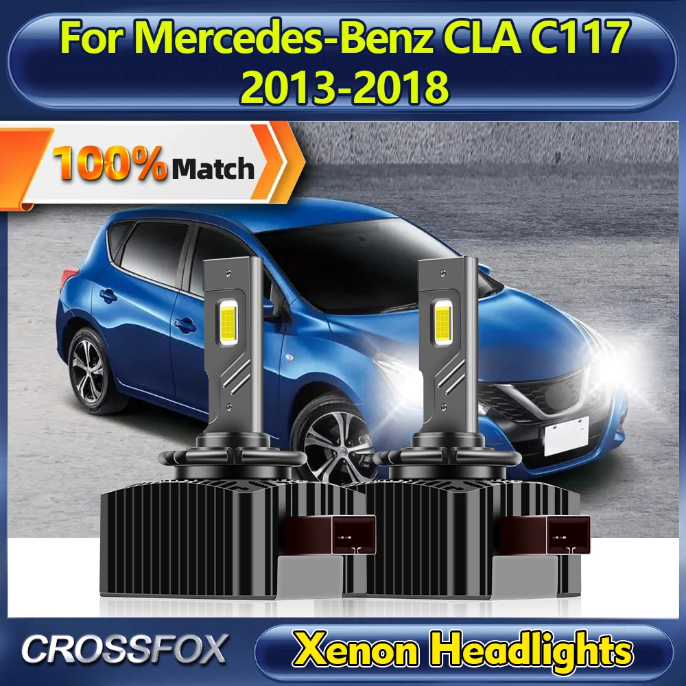 120W LED Headlight Bulbs 25000LM Super Bright HID Xenon Headlamps 12V For Mercedes-Benz CLA C117 2013 2014 2015 2016 2017 2018