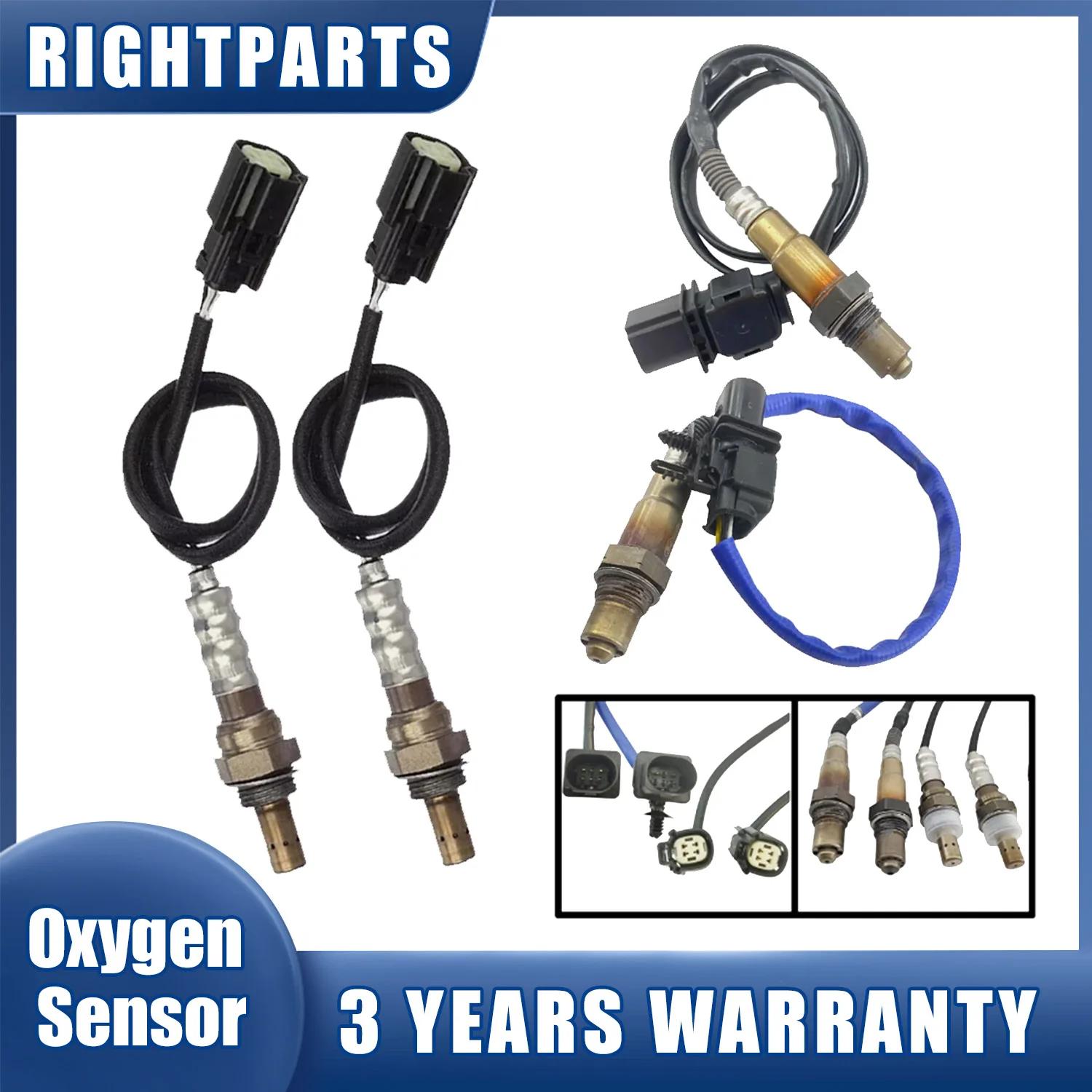 234-5076 234-5113 234-4490 Front Rear Air Fuel Ratio Lambda Oxygen Sensor O2 For Ford F-150 3.5L Turbocharged 2011-2014