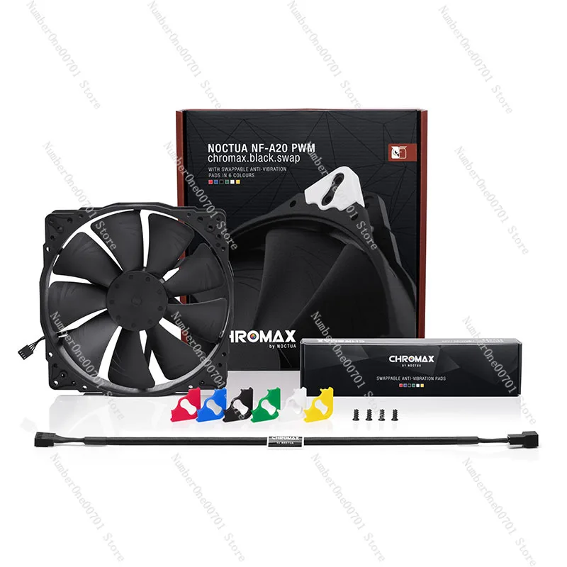 NF-A20 PWM مروحة الهيكل 20 سنتيمتر التحكم الذكي في درجة الحرارة 5 فولت صامت 4pin مروحة تبريد الكمبيوتر #5