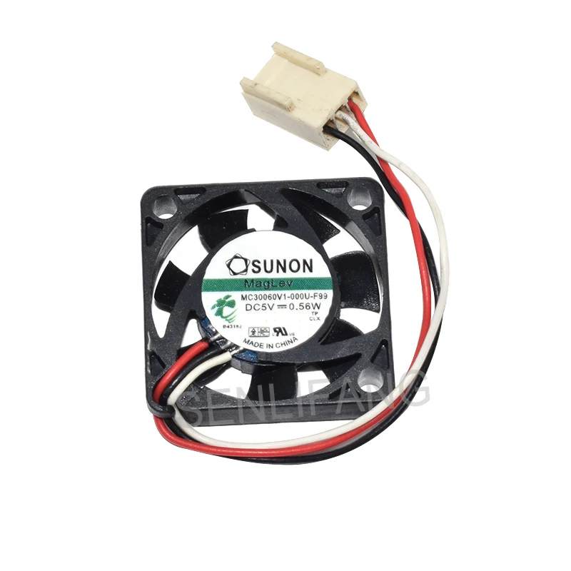 

Well Tested New Cooling For SUNON MC30060V1-000U-F99 DC5V 0.56W Three Pins Square Cooler Fan