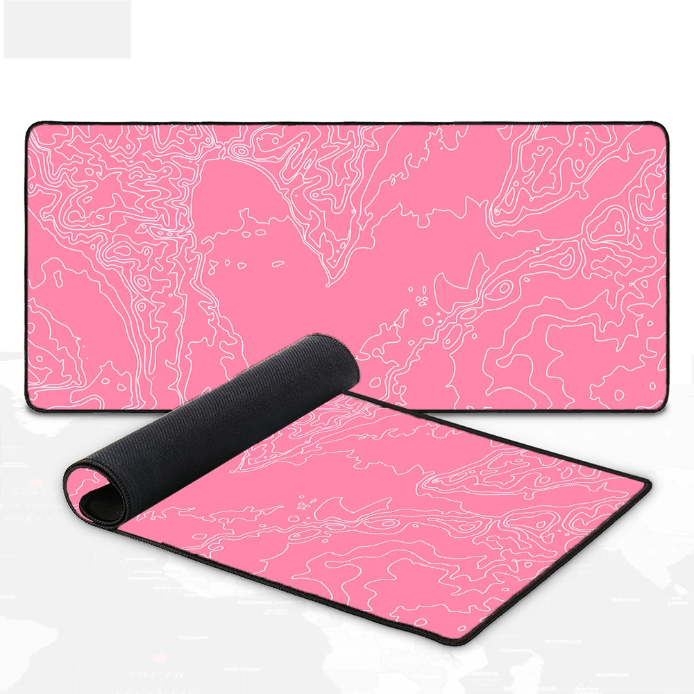 Black And White Mousepad Xxl Mouse Pad Large Pink Computer Desk Pad On The Table Pads Keyboard Mat Office Work Accessories