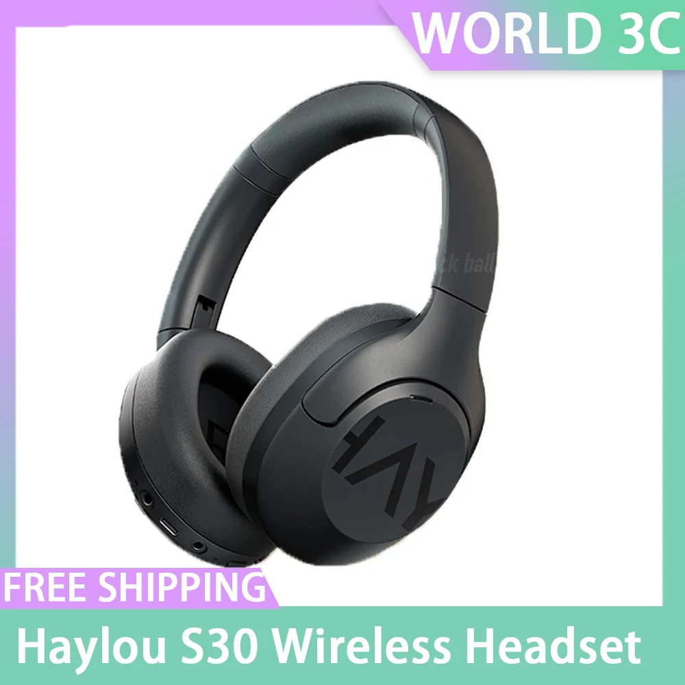 

Haylou S30 Headset With Microphone Bluetooth Wireless Anc Long Endurance Active Noise Reduction Headsets Custom Headphone