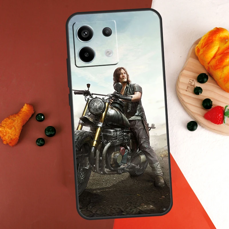 حافظة The Walking Dead Daryl Dixon لهاتف Xiaomi Redmi Note 13 14 Pro 9 10 11 12 Pro 10S 11S 12S Redmi 13C 10C 12C 14C Coque