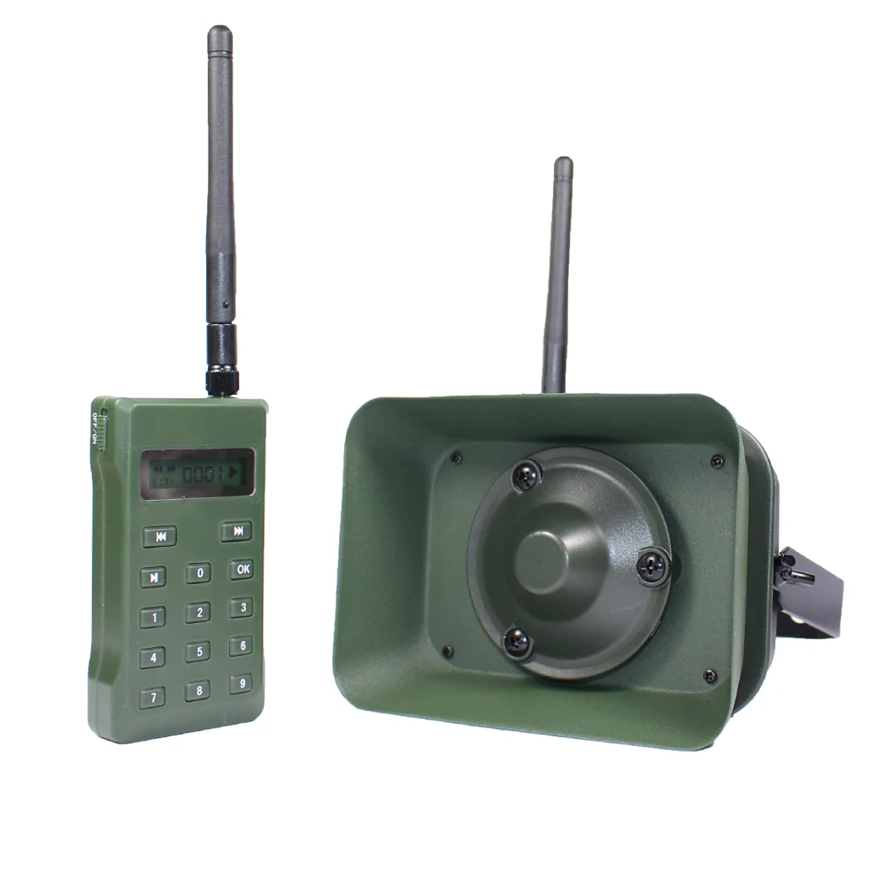 نظام مكافحة الآفات للطيور بقوة 60 وات، 16 أغنية مخيفة مبيد الحشرات لمتصل الطيور