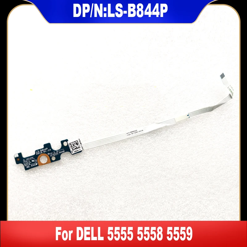 

LS-B844P New Original For DELL 5555 5558 5559 Power Switch Button Board ON OFF High Quality Replacement Parts