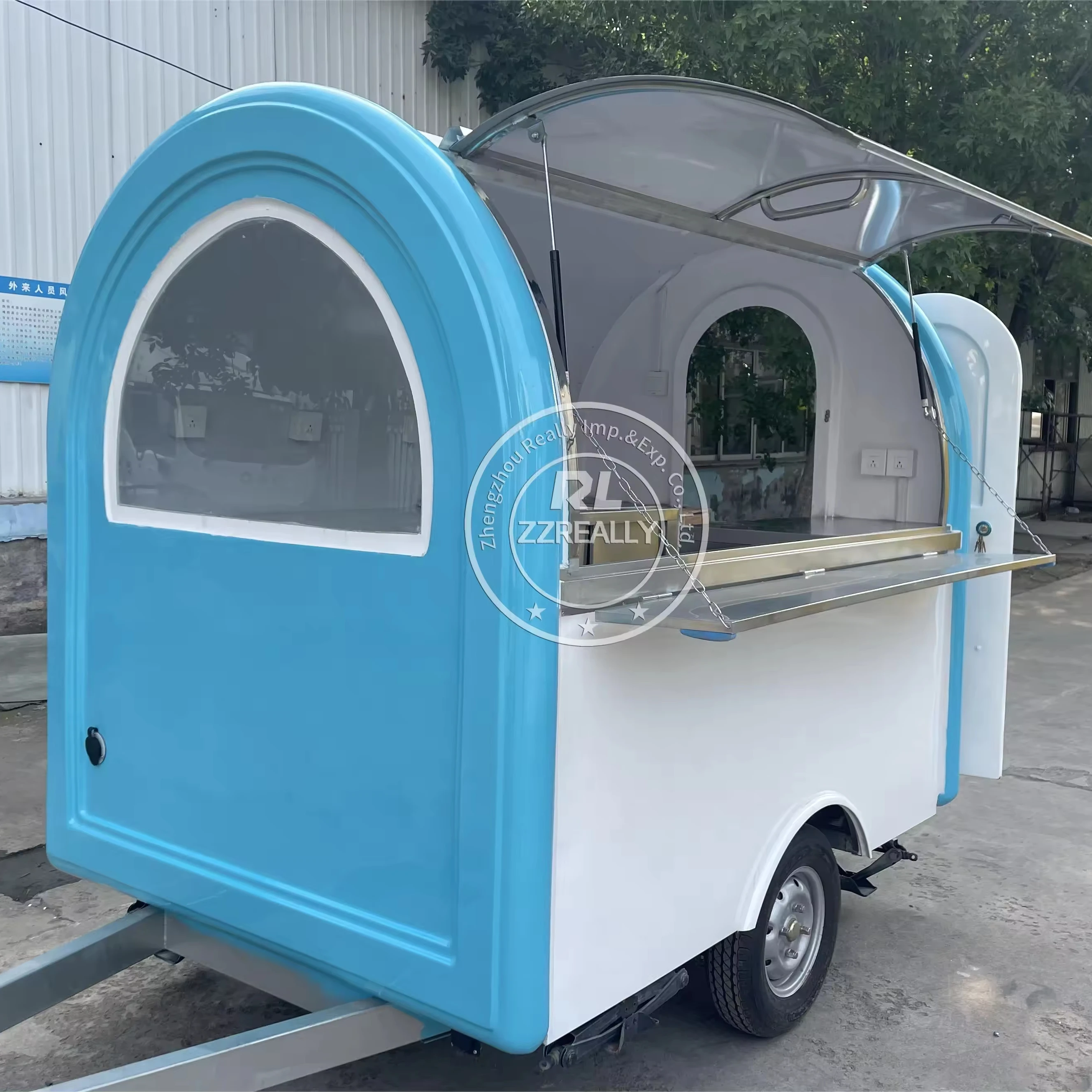 

Concession Food Trailer Street Snack Hot Dog Truck Mobile Ice Cream Cart Design Snack Food Shop Kiosk