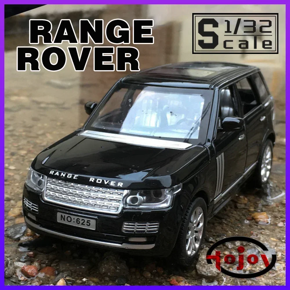 

Модель автомобиля из металлического сплава Range Rover в масштабе 1/32, Игрушечная машина для мальчиков, Детские Подарочные игрушки, внедорожник, коллекция хобби