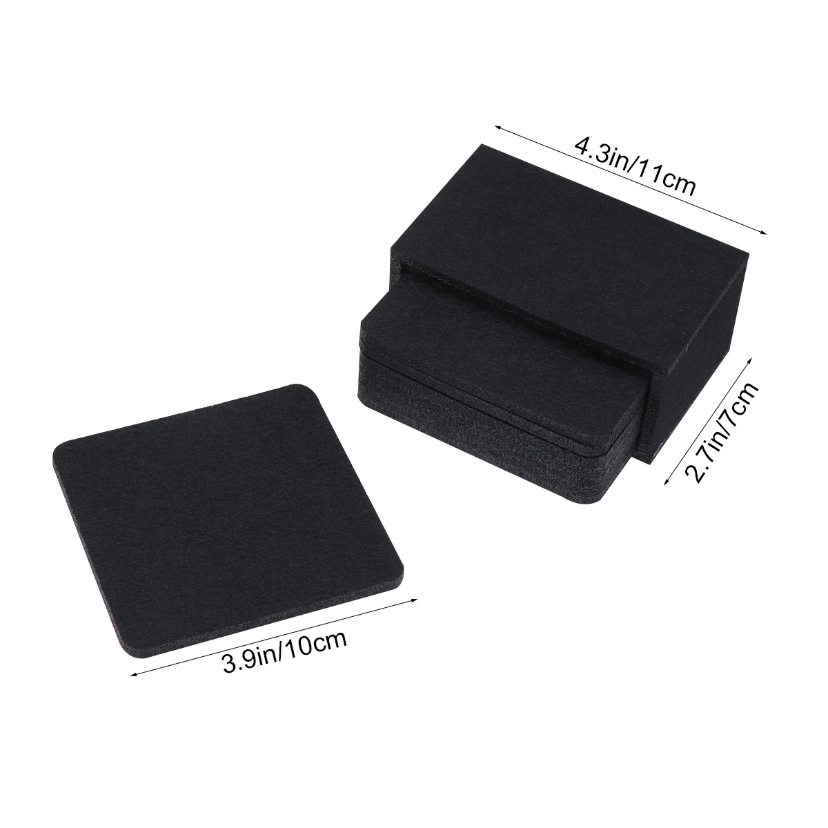 

8pcs Placemat Coaster Heat Insulation Pad Non Slip Kitchen Supplies Tableware Mat Water Absorption Wear Resistant Easy Clean