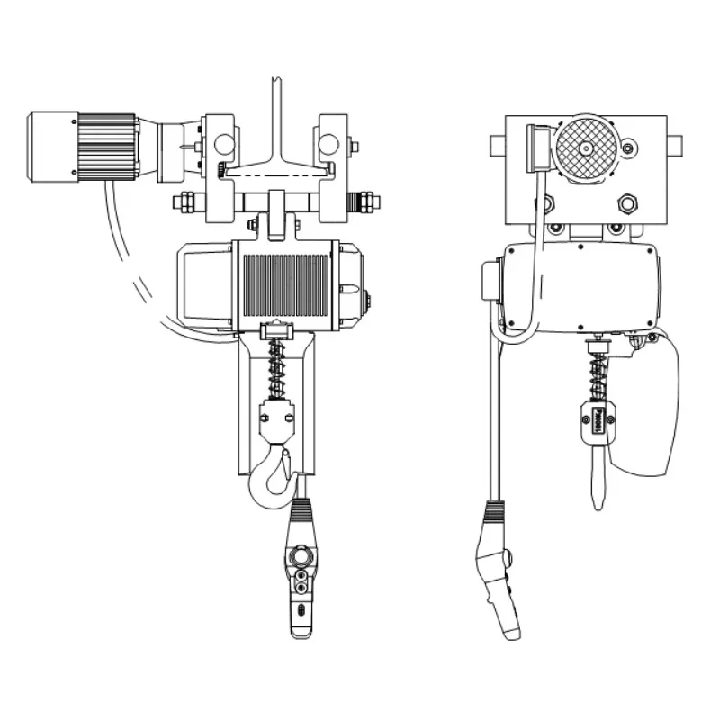 1 Ton  Chain Hoist With Hook Rotary Stage Construction Lifting Hoist Crane Equipment for Heavy  Lifting