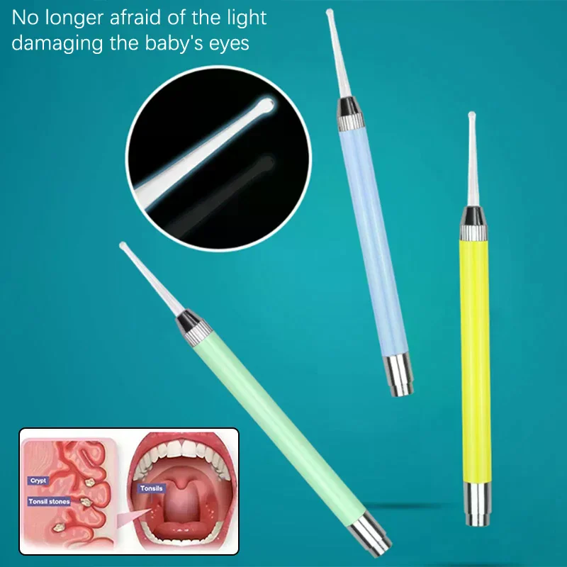 /JCS/Tonsil Stone Removal Ear Wax Remover Tool Mouth Cleaning Care Tools Tonsil Stone Remover Health Care Luminescence