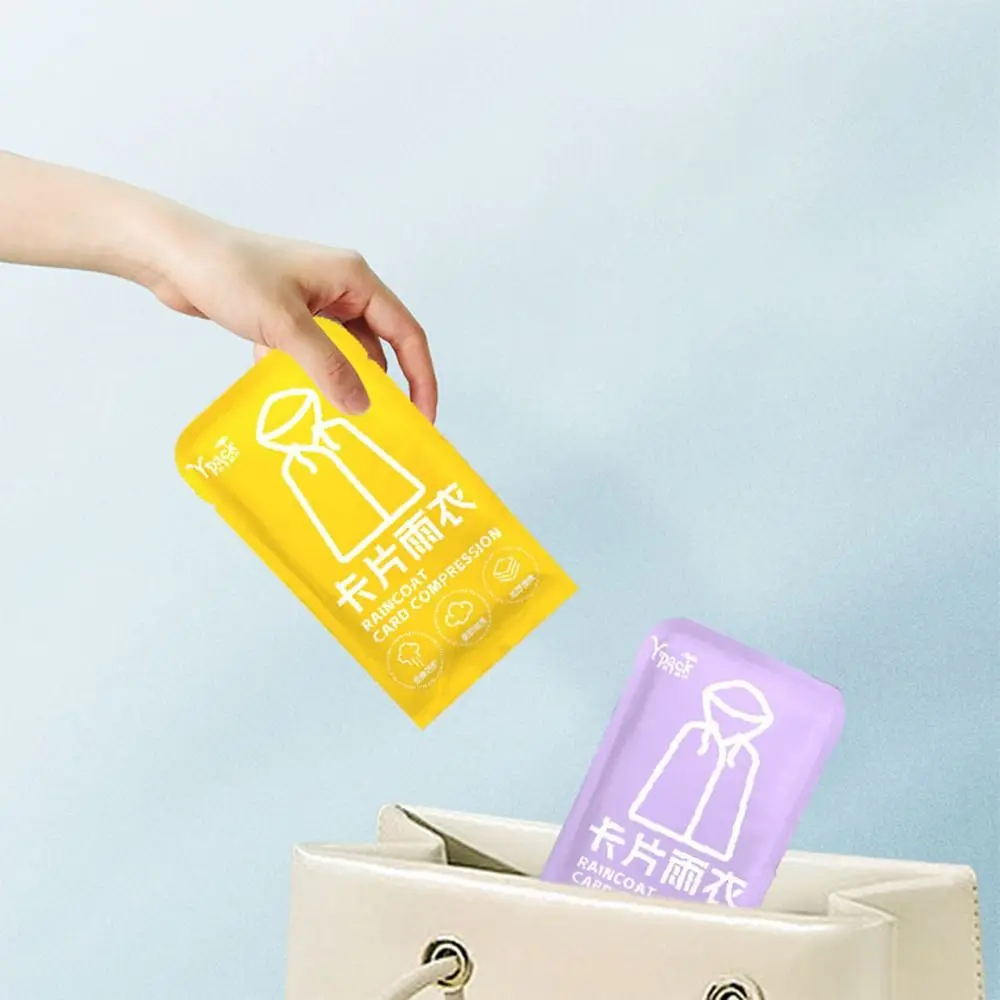 1pc Transparent Disposable Raincoat Emergency Unisex Hooded Rain Coat Waterproof Thickened Disposable Compression Ponchos