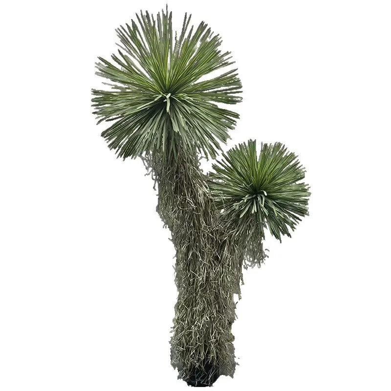 Scarecrow large potted plant tropical simulation green plant garden landscaping garden decoration fake tree floor ornament