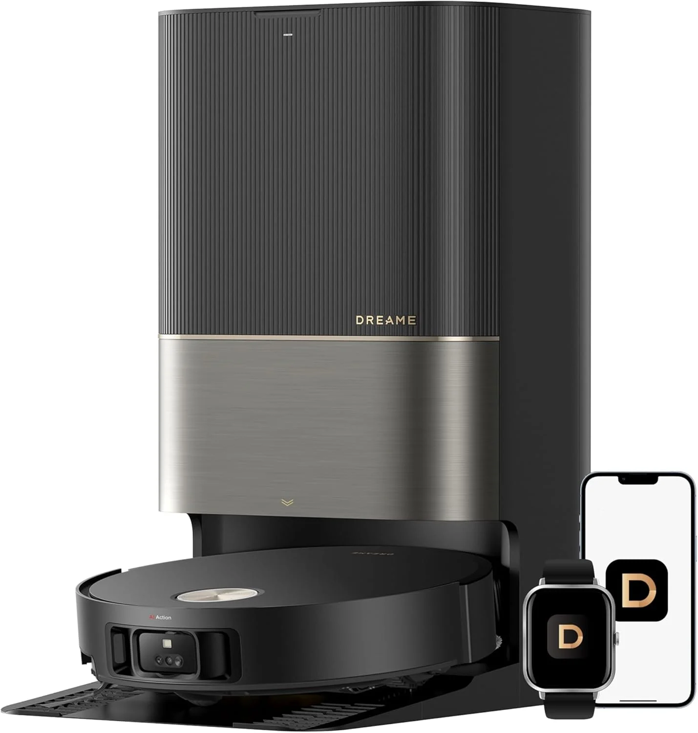 

DREAME X50 Pro Ultra Robot Vacuum Cleaner High Suction 19500 Pa Automatic Self-Cleaning Side Brush Wet Dry Drying Mop HEPA