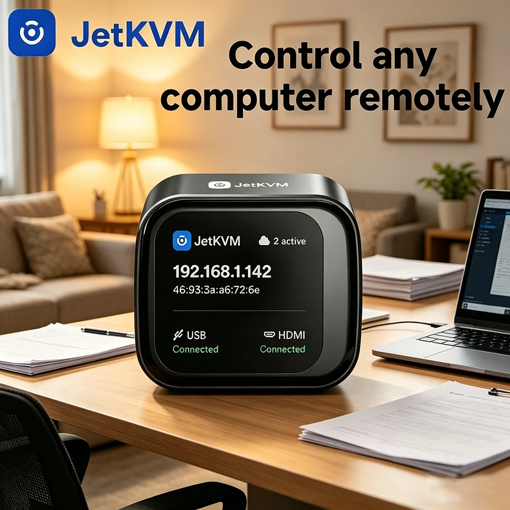 JetKVM IP-KVM Open Source Remote Management Desktop Control Device