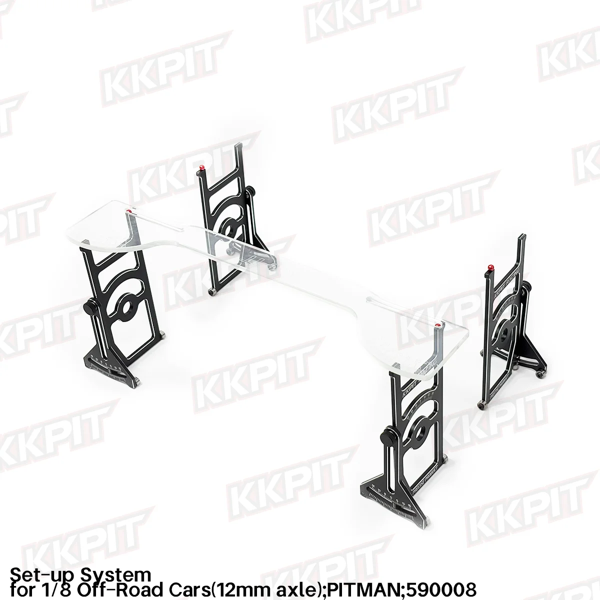 KKPIT-PITMAN-Set-up System for 1/8 Off-Road Cars (12mm axle)-590008