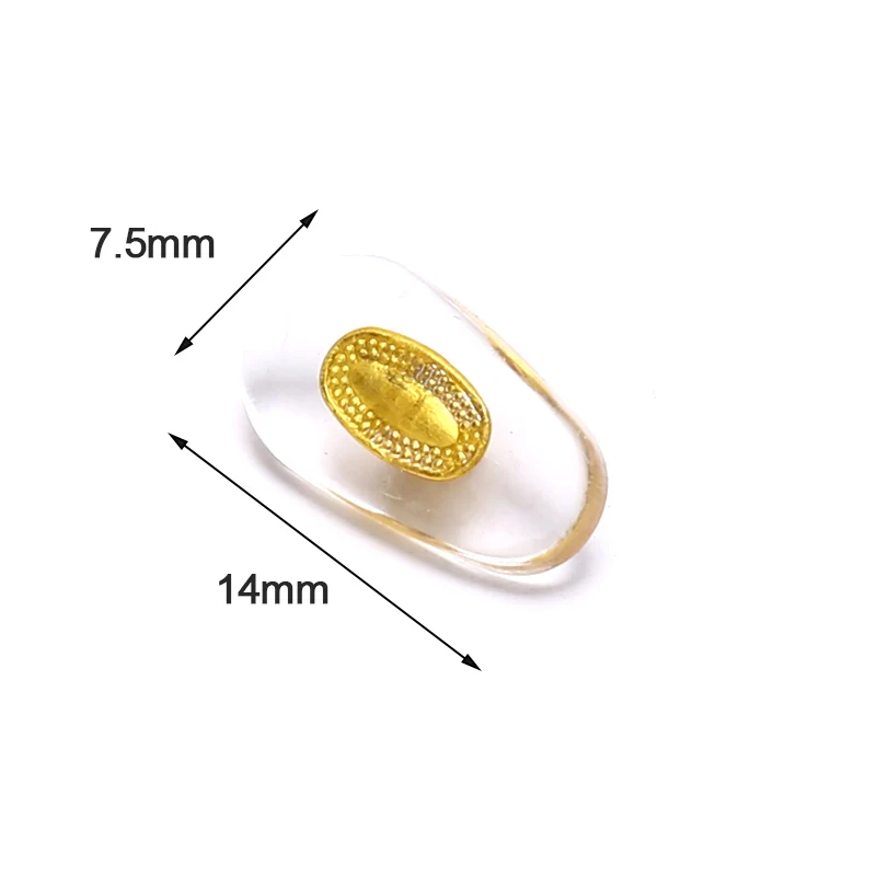 10Pair Air Chamber Silicone Anti Slip Nose Pads Screw-in For Eyeglasses Eyewear Glasses Accessories