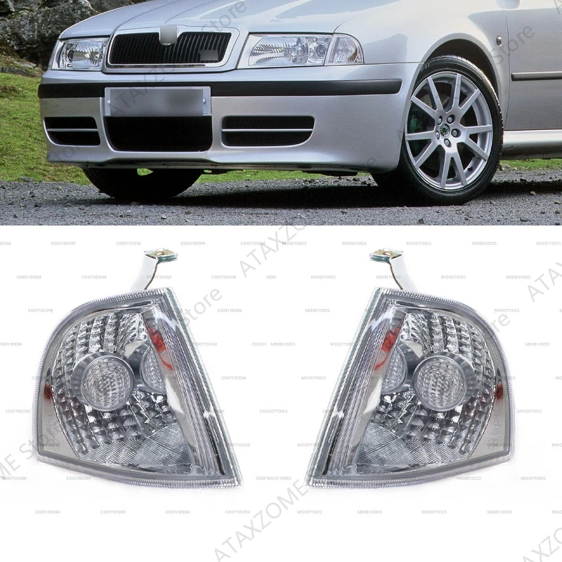 Włącz kierunkowskaz dla Skoda Octavia A4 1997 1998 1999 2000 2001 2002-2011 wskaźnik reflektor Flasher światło narożne Car-Styling