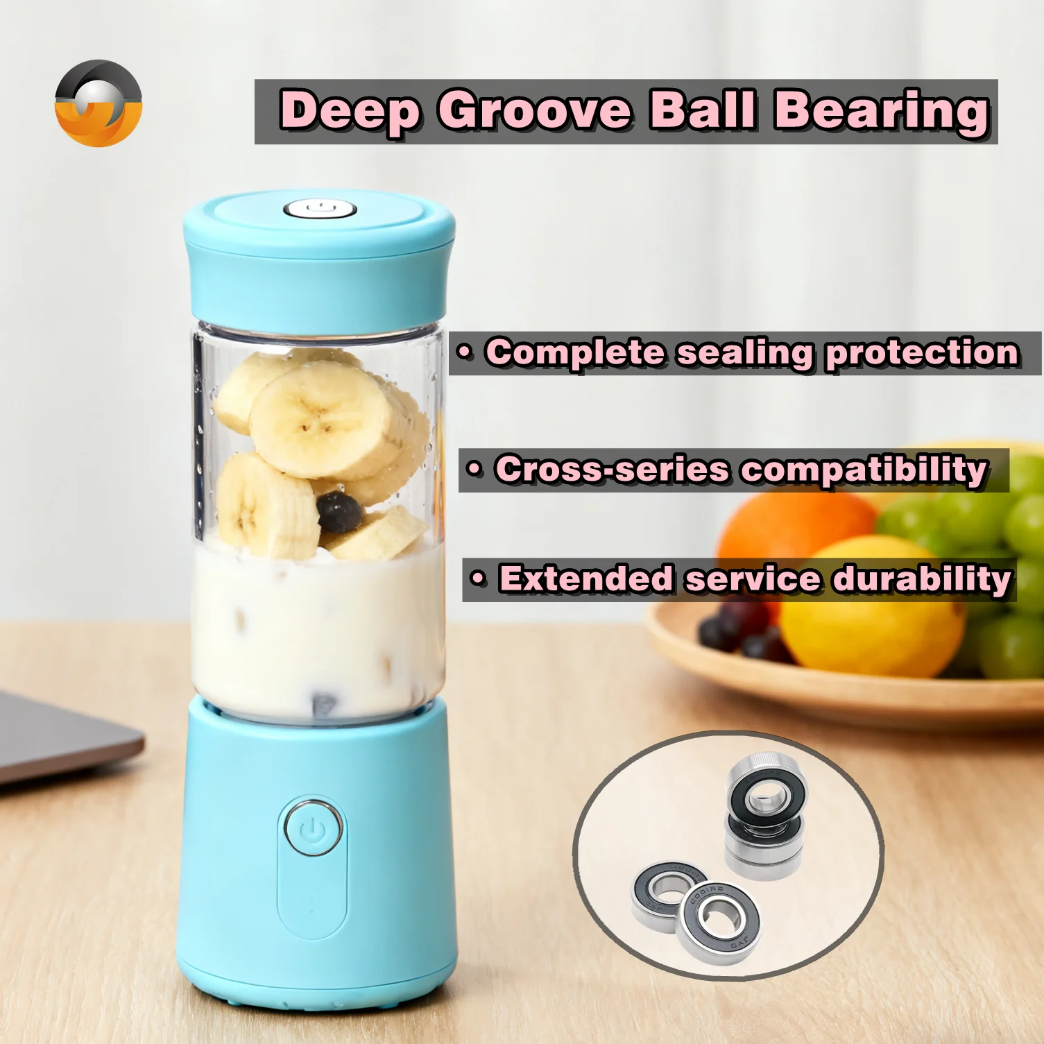 

5PCS 6001RS Motor Grade Cover Sealed Deep Groove Ball Miniature Bearing ABEC-7 and 60,62,63,67,68,69,638 Series Bearings