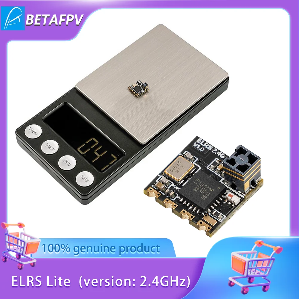 

BETAFPV ELRS Lite Long Range Receiver 2.4GHz Traverse Drone Long Range FPV
