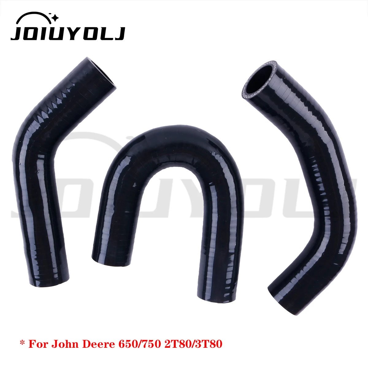 

Silicone Radiator Coolant Hose Kit For John Deere 650 750 Tractor With Yanmar 2T80 3T80 Engine Replacement Water Pipes