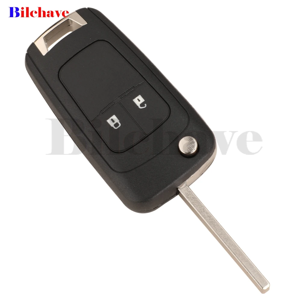 Jingyuqin 433mhz 4d60 fsk 2 botões flip remoto chave do carro para chevrolet vela 2019 2020 2021 + carro remoto flip chave de controle fob