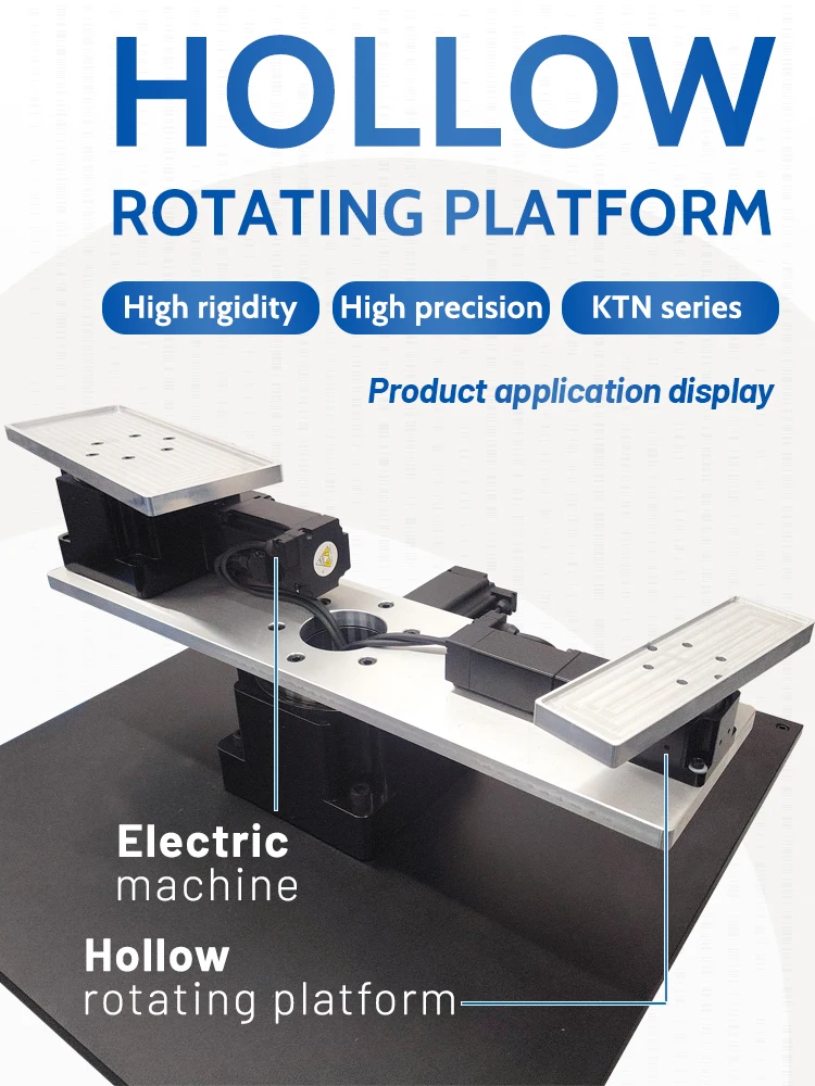 KTN200 Planetary Speed Gearbox Hollow Design Hollow Rotating Platform Easy Wiring Piping Direct Contion Various Servo Machinery