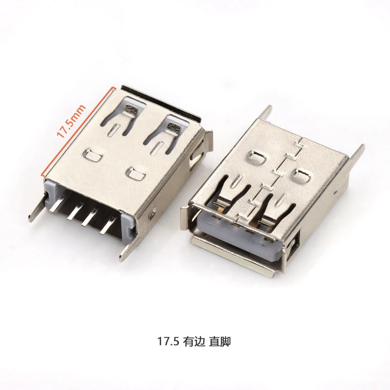 10 Stück USB 2.0 Buchsenstecker 10,0/13,0/13,7/15,0/17,5/19,6/20,5/24,5 MM Gerader Stecker Ladeanschluss AF180 ° für Elektronik – Detail 15