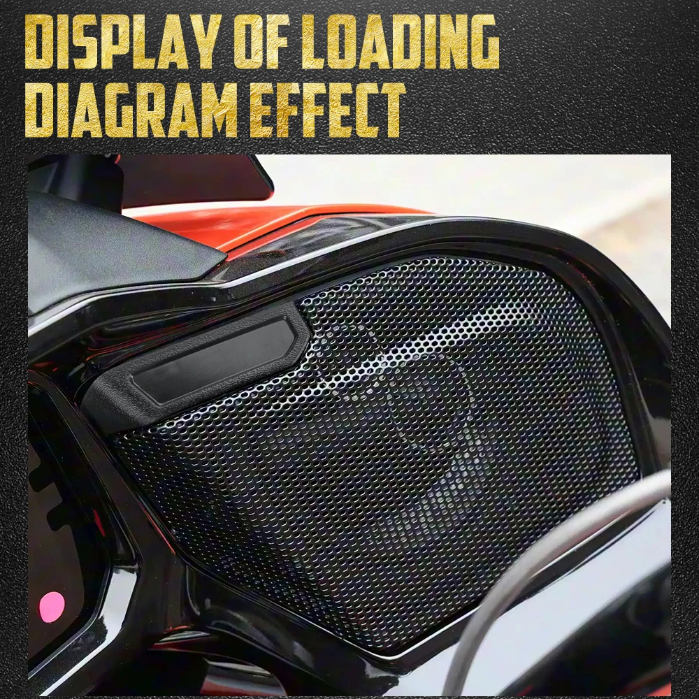 Motorcycle Front Fairing Speaker Grille Mesh Covers For Harley Touring CVO Road Glide 2023-2025 FLTRX 2024-25 Horn Sound Cover