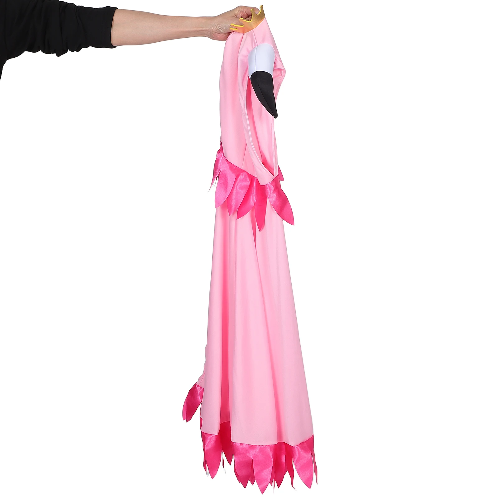 

Hooded Cape Cosplay Pink Animal Outfit Party Dress Up Prop For Adults Kids Halloween Christmas Carnival Stage Performance Funny